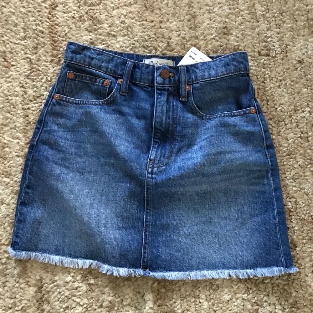 NWT Madewell Jean skirt